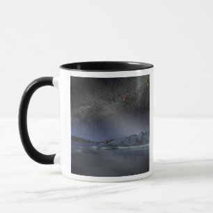 Mug Le ciel nocturne d'une planète étrangère