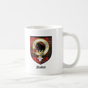 Mug Le clan de Nesbitt Crest le tartan d'insigne