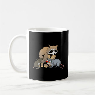 Mug Le communisme de mème raccoon est une ordure anti-