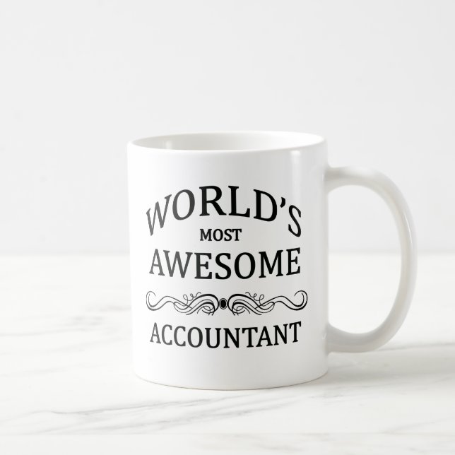Mug Le comptable le plus impressionnant du monde (Droite)