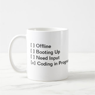 Mug Le compteur de caféine du Coder
