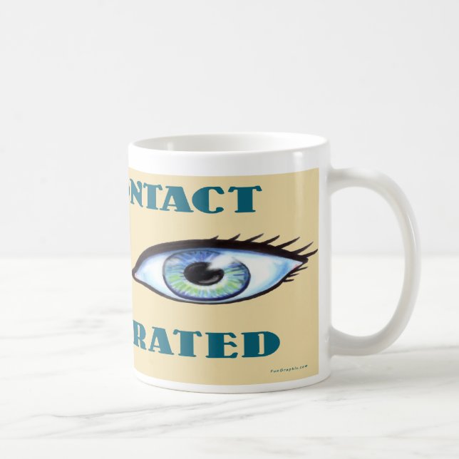 Mug Le Contact Oeil Est Surévalué (Droite)