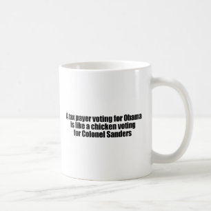 Mug Le contribuable votant pour Obama est comme un