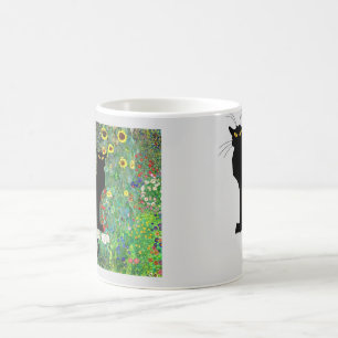 Mug Le Conversation Noir dans le jardin de Klimt