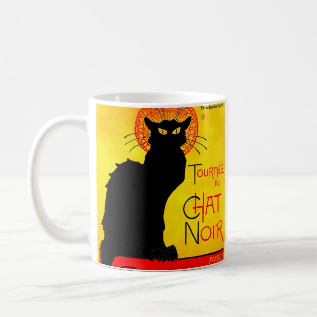 Mug Le Conversation Noir Vintage (Gauche)