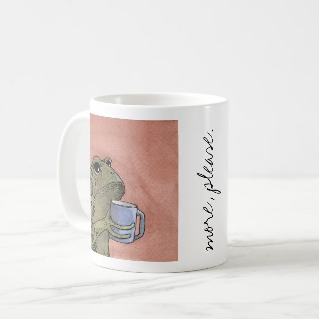 Mug Le crapaud veut "plus, svp" attaquent (Devant gauche)