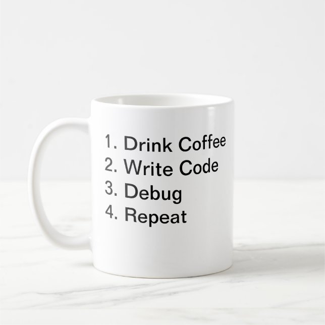Mug Le cycle de vie du café (Gauche)