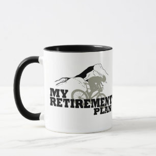 Mug Le cyclisme est mon plan de retraite