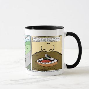 Mug Le cycliste vole dans le poème de dents