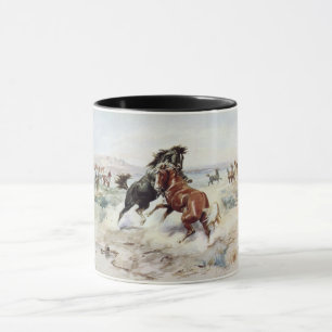 Mug Le Défi (Cheval Stallions Combattre)