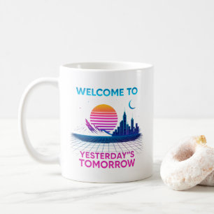 Mug Le demain d'hier - Conception Rétro Synthwave