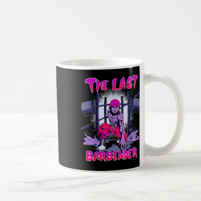 Mug Le Dernier Barbender Gym Poids Bodybuilding (Droite)