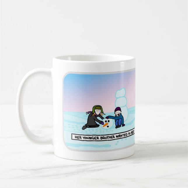 Mug Le DERNIER bonhomme de neige (Gauche)