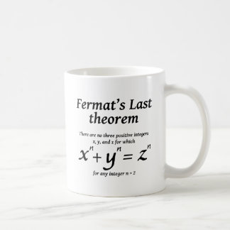 Mug Le dernier théorème de Fermat