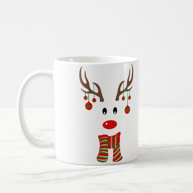 Mug Le dessin de Christmas (Gauche)