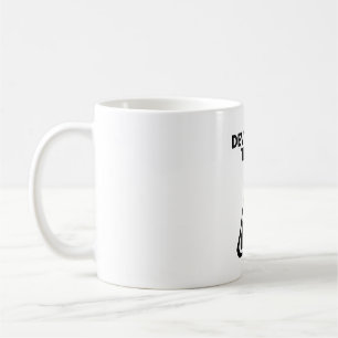 Mug Le développeur pleure. Tester fait pleurer le déve