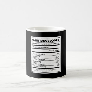 Mug Le développeur Web Dons neutronique Funny