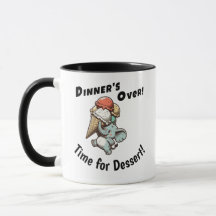 Le dîner est terminé. C'est l'heure du dessert