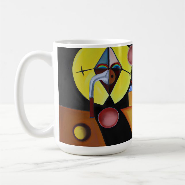 Mug Le docteur de la peste - Peinture à l'huile (Gauche)