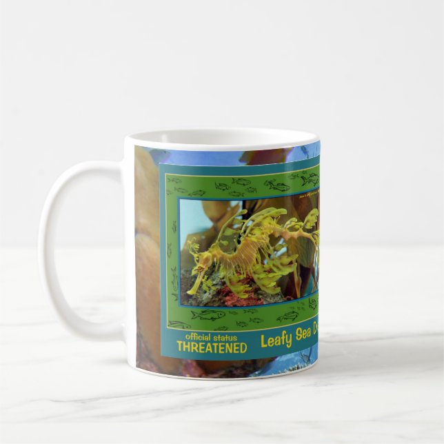 Mug Le dragon feuillu de mer est mis en danger (Gauche)