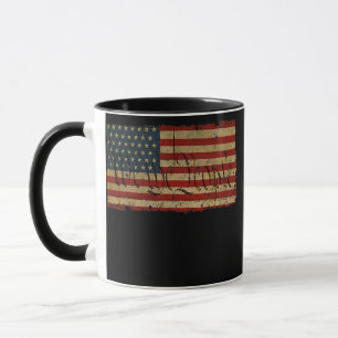 Mug Le drapeau américain Nous le peuple en Vintage