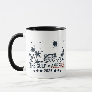 Mug Le drapeau américain patriotique du golfe d'Amériq