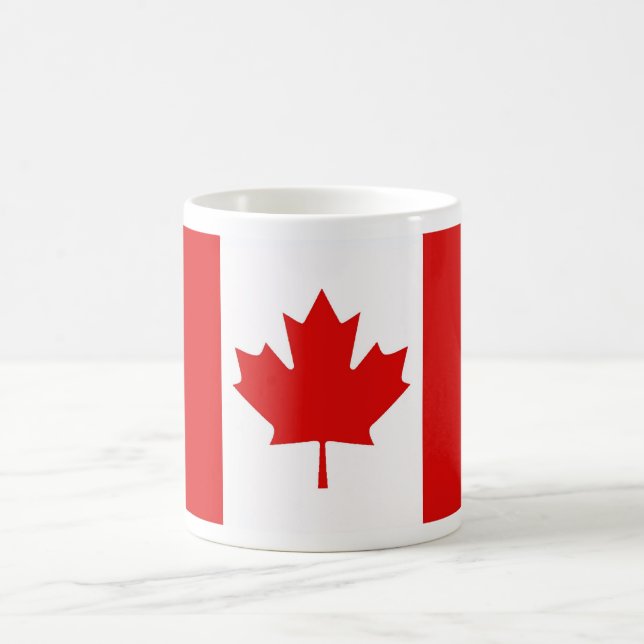 Mug Le drapeau de la Feuille d'érable du Canada (Centre)