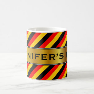 Mug Le drapeau de l'Allemagne a inspiré le motif