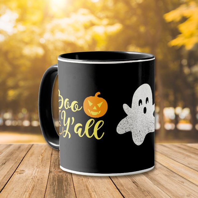Mug Le fantôme d'Halloween Boo Y'all (Créateur téléchargé)