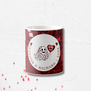 Mug Le fantôme du coeur rouge de Valentine
