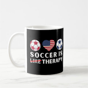 Mug Le Football Américain Est Comme Une Thérapie