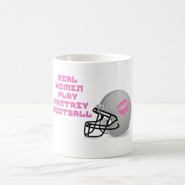 Mug Le football d'imaginaire de jeu de vraies femmes (Centre)