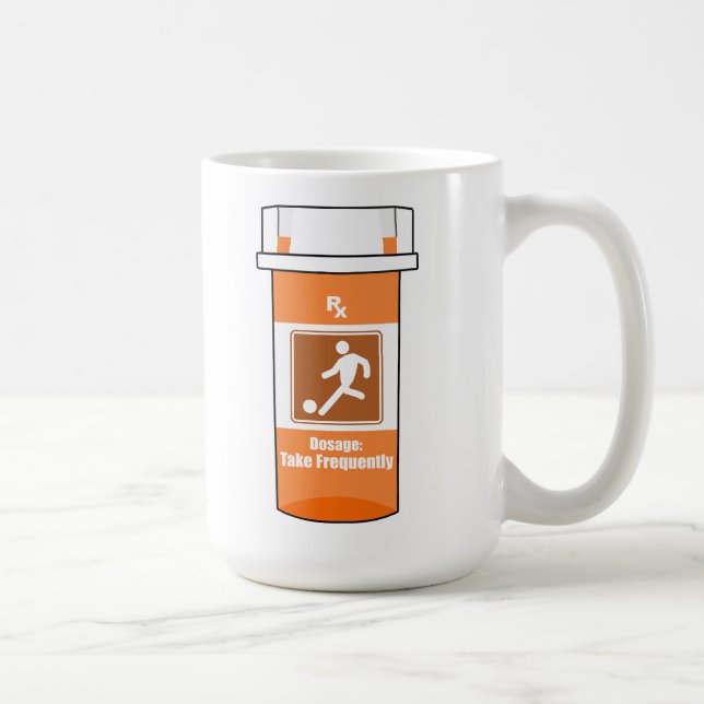 Mug Le Football Est Ma Drogue (Droite)