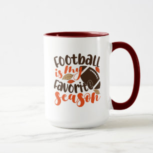 Mug Le football est ma saison préférée