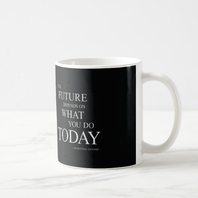 Mug Le futur devis de motivation inspirationnel (Droite)