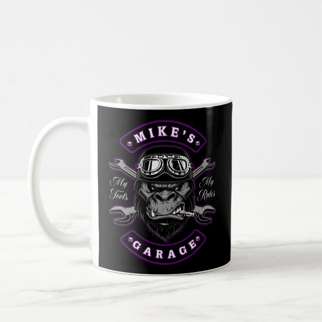 Mug Le Garage De Mike Personnalisé (Gauche)