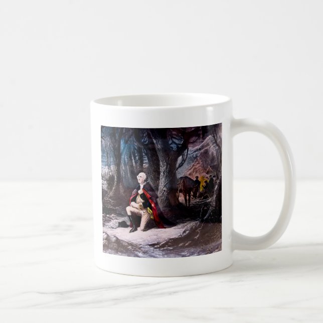 Mug Le Général Washington priant à la forge de vallée, (Droite)