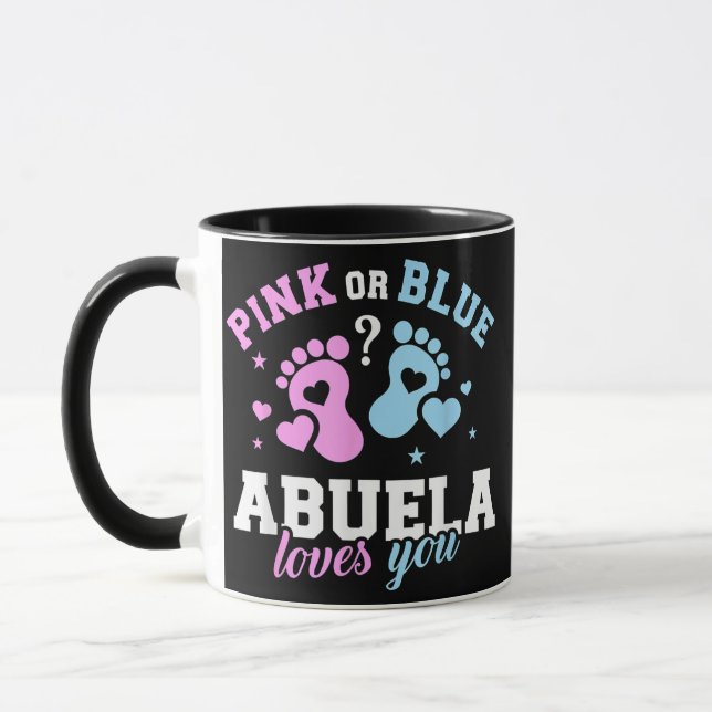 Mug Le Genre Révèle Abuela Grandma Cadeau Pour Elle (Gauche)