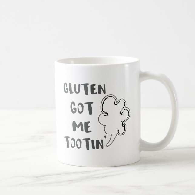 Mug Le gluten coeliaque de conscience m'a obtenu (Droite)