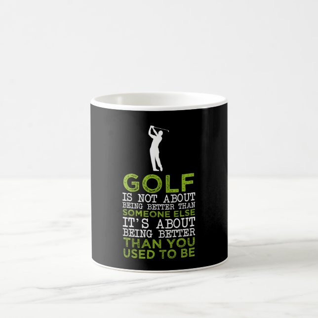 Mug Le Golf N'Est Pas Une Idée D'Être Meilleur Que S.. (Centre)