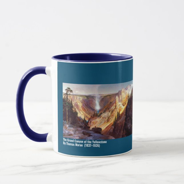 Mug Le Grand Canyon du Yellowstone -Thomas Moran (Gauche)