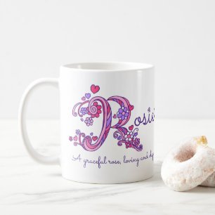 Mug Le griffonnage nommé de signification de Rosie