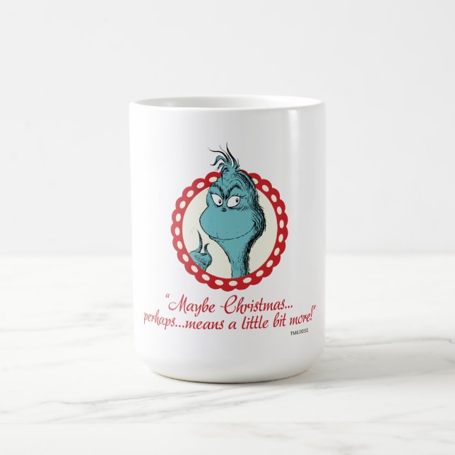 Mug Le Grinch | Peut-être Noël... (Centre)