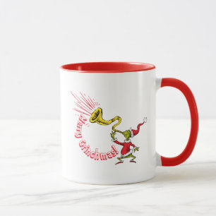 Mug Le Grinch sonnant de la corne joyeuse de Grinchmas