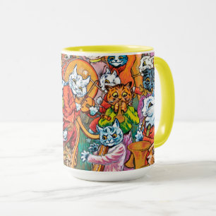 Mug Le groupe joue, Louis Wain