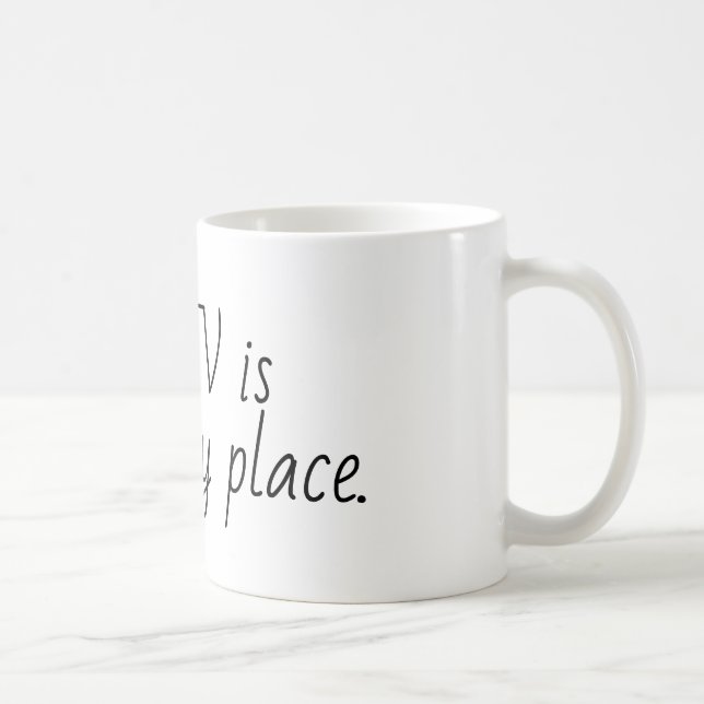 Mug le hgtv est mon endroit heureux (Droite)