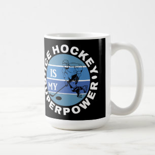Mug Le hockey sur glace est ma superpuissance