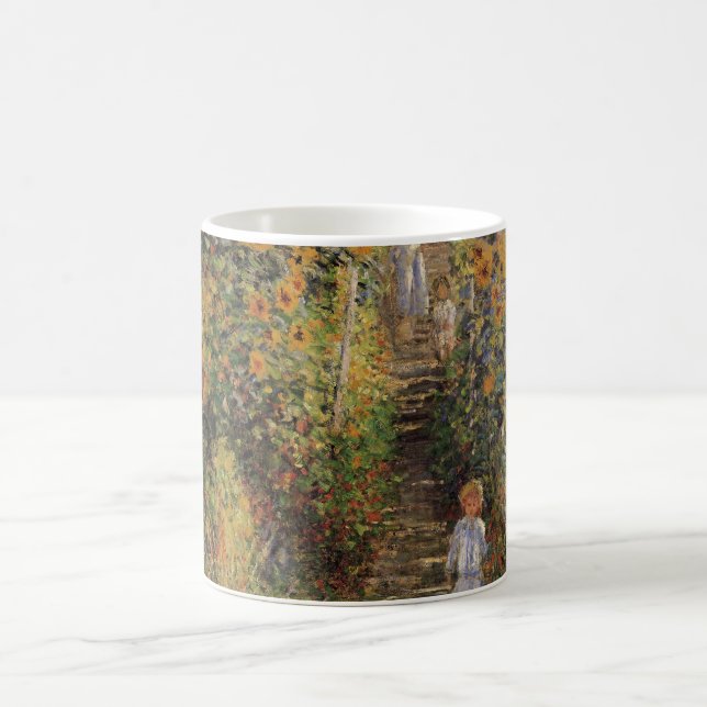 Mug Le jardin de l'artiste à Vetheuil par Claude Monet (Centre)