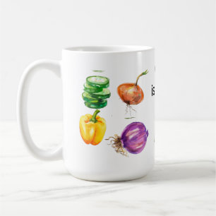 Mug Le jardinage est mon traitement légumes arroser po