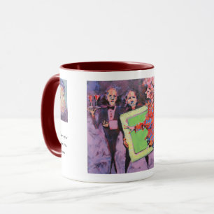 Mug Le jeu de galerie Peinture / Artiste Larry Lerew